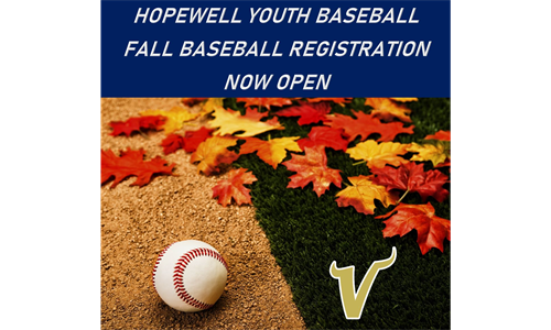 2021 Fall Baseball Registration 