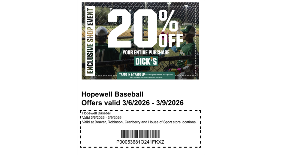 HYBBA Shop Weekend @ Dick’s Sporting Goods